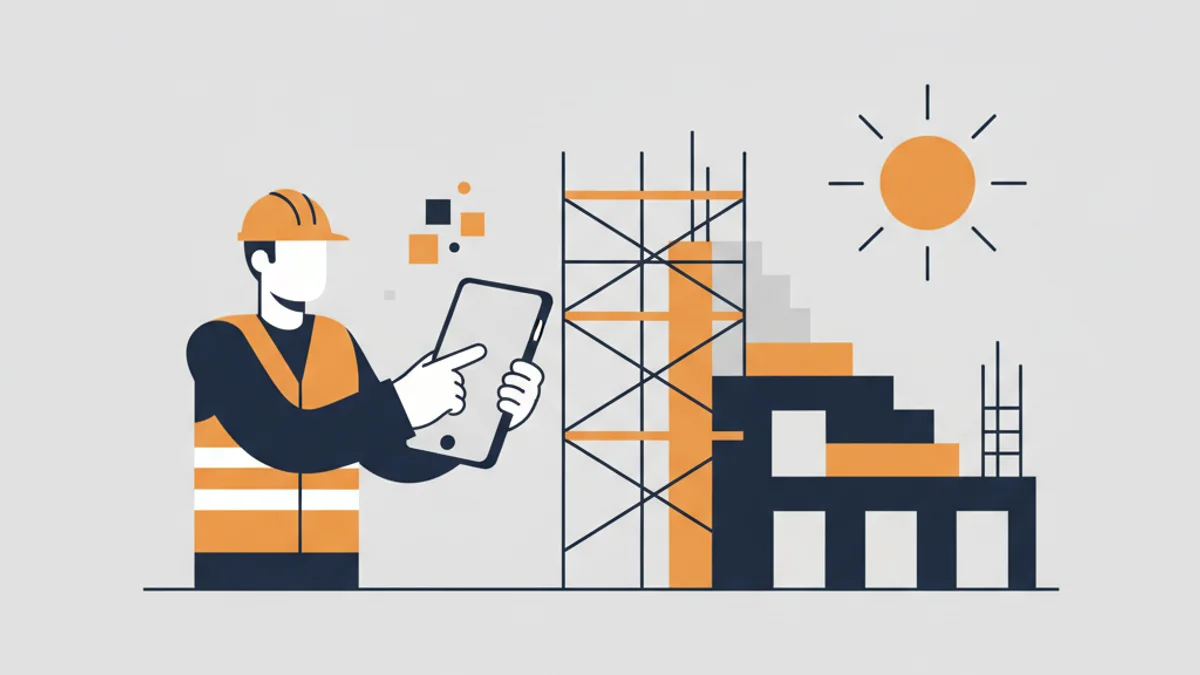 建設現場の日報・写真管理をアプリに切り替える手順