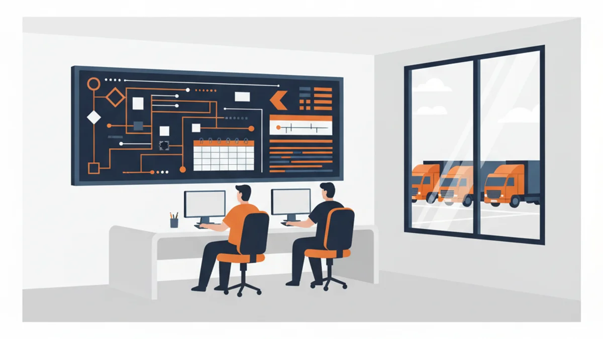 中小運送会社の配車計画をデジタル化する手順